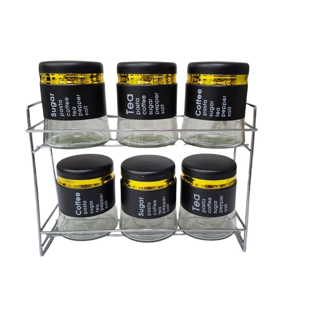 Set de Especieros Elegante con Soporte