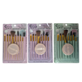 Set de Brochas de Maquillaje 8 Piezas + Esponja