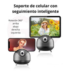Soporte de celular con seguimiento inteligente 360°