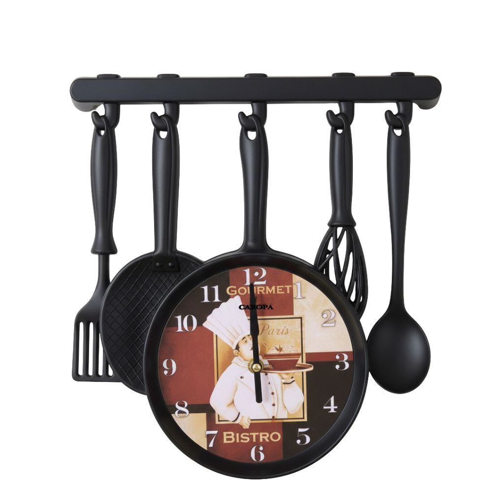 Reloj Decorativo de Cocina con Utensilios