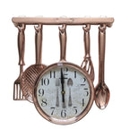 Reloj Decorativo de Cocina con Utensilios