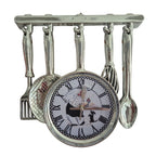 Reloj Decorativo de Cocina con Utensilios