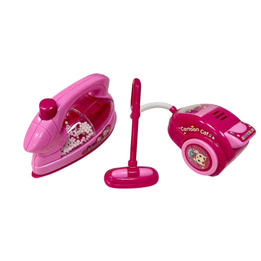 Set de Juguetes plancha y aspiradora