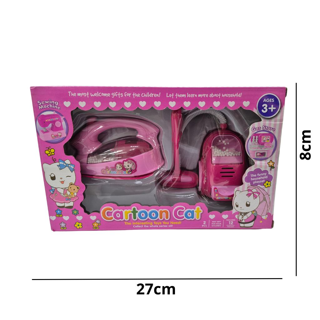 Set de Juguetes plancha y aspiradora