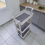Organizador Multiusos de 3 Niveles con Ruedas