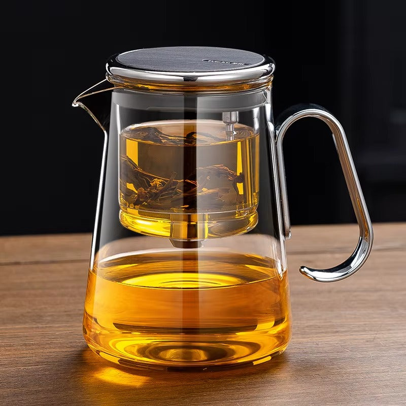 Tetera de vidrio con infusor integrado