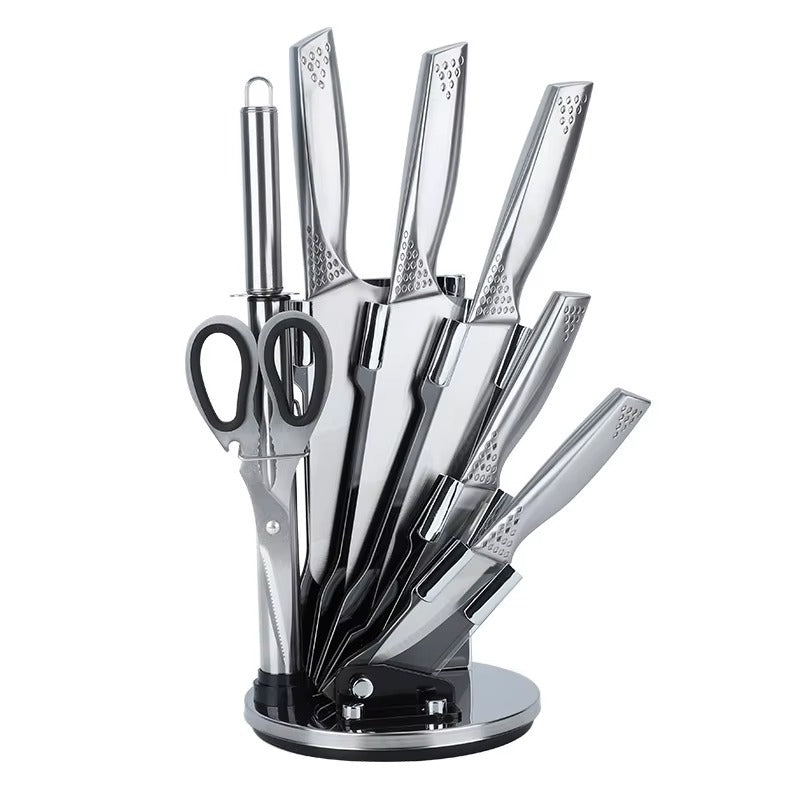 Set de Cuchillos Profesional 8 Piezas con Base Giratoria
