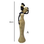 Figura Decorativa Africana Elegante
