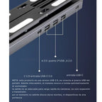 Soporte Ajustable para portatil con USB Integrado