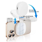 soporte magnético con luz LED