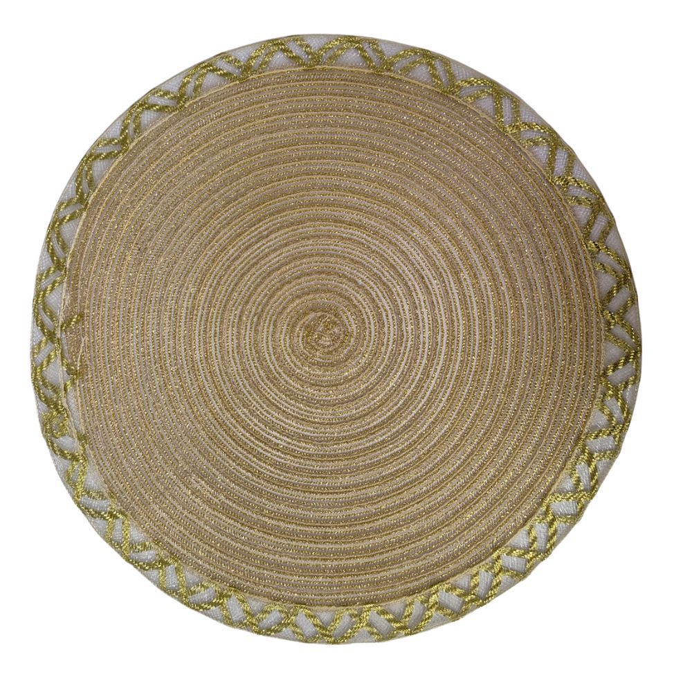 Individual Decorativo Redondo Elegante