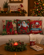 Set X3 Fundas Navideñas rojas 4546R