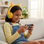 Audífonos Bluetooth Cat Ear M10 con luces