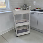 Organizador Multiusos de 3 Niveles con Ruedas
