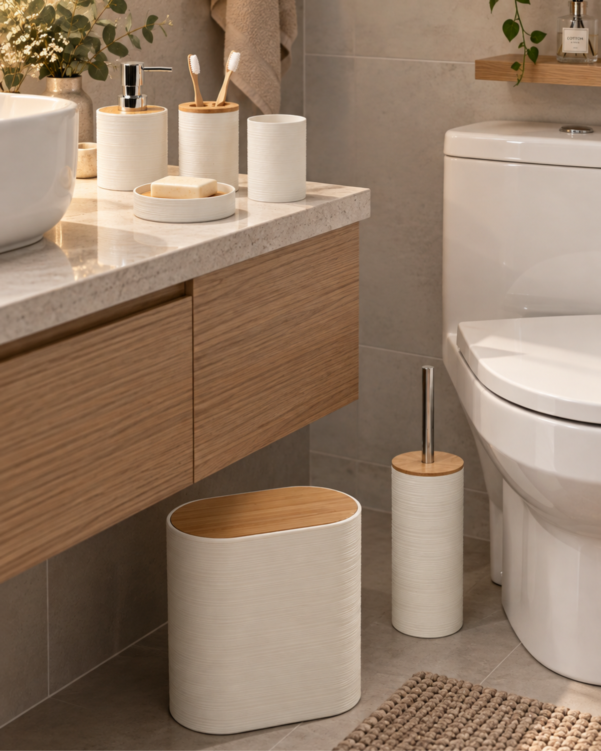 Set de Baño Elegante 6 Piezas