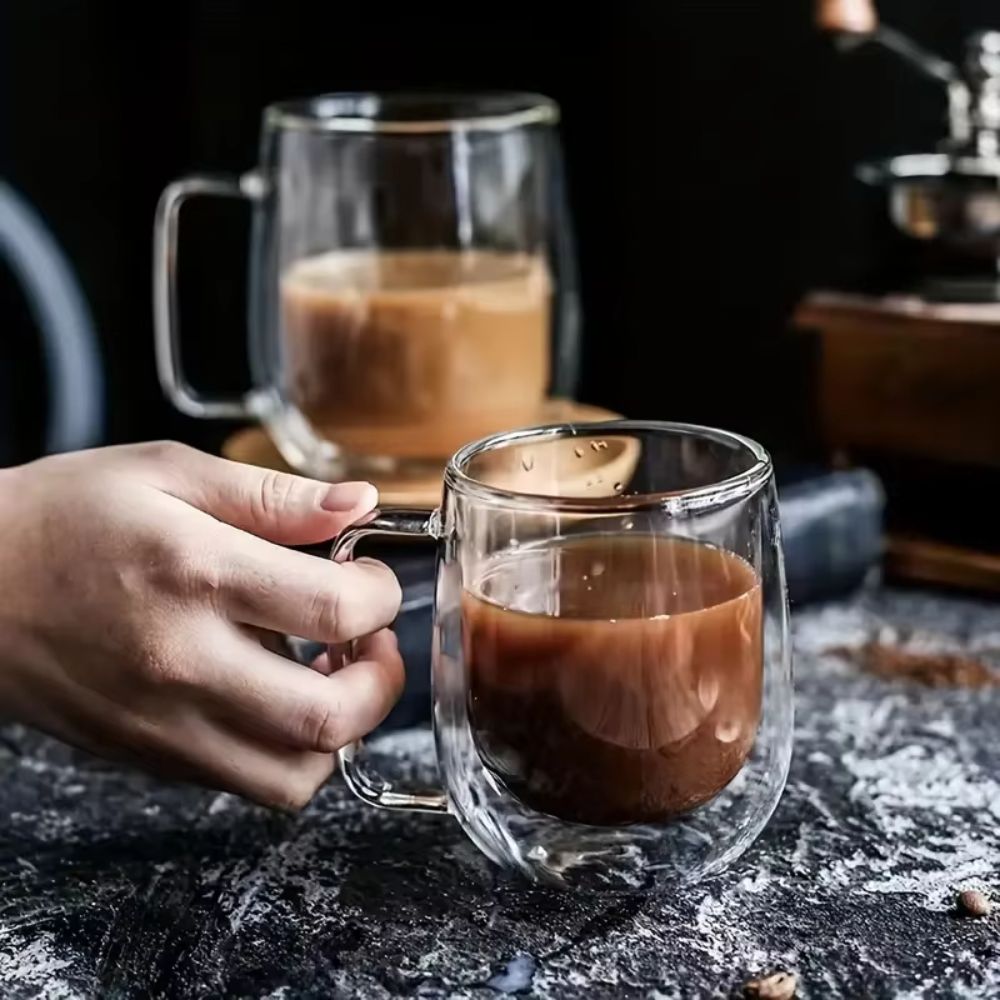 Taza Doble Vidrio 320ml