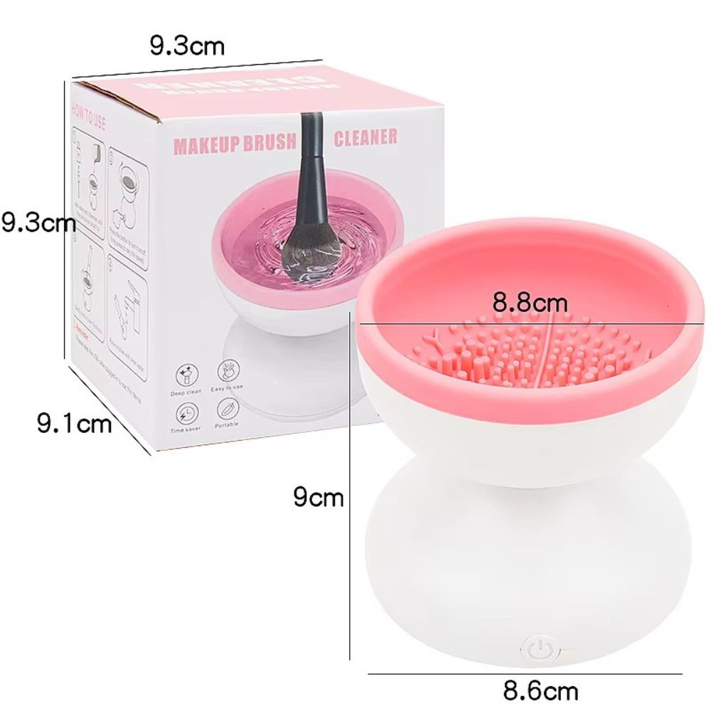 Limpiador electrico de brochas de maquillaje