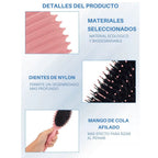Cepillo desenredante y definidor de rizos