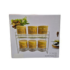 Set de Especieros Elegante con Soporte