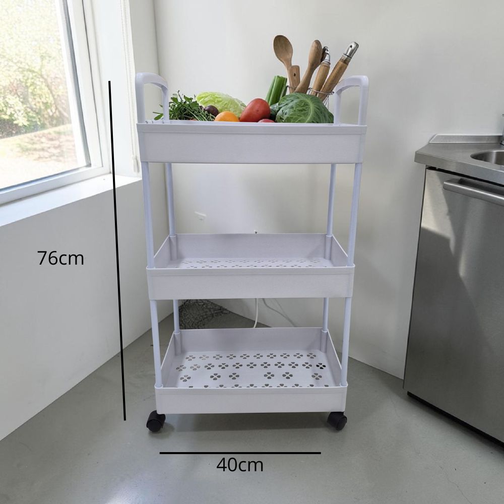 Organizador Multiusos con Ruedas  3 Niveles
