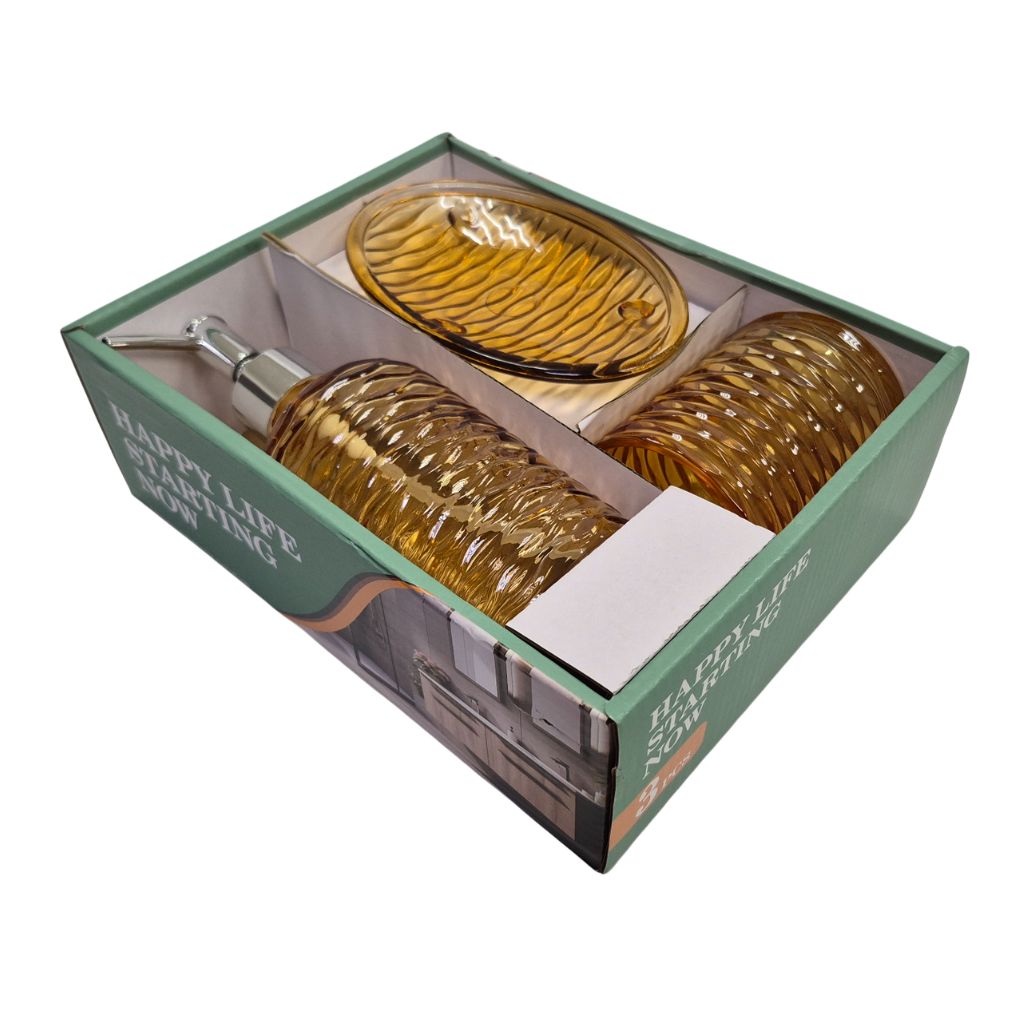 Set de Baño Ámbar 3 Piezas