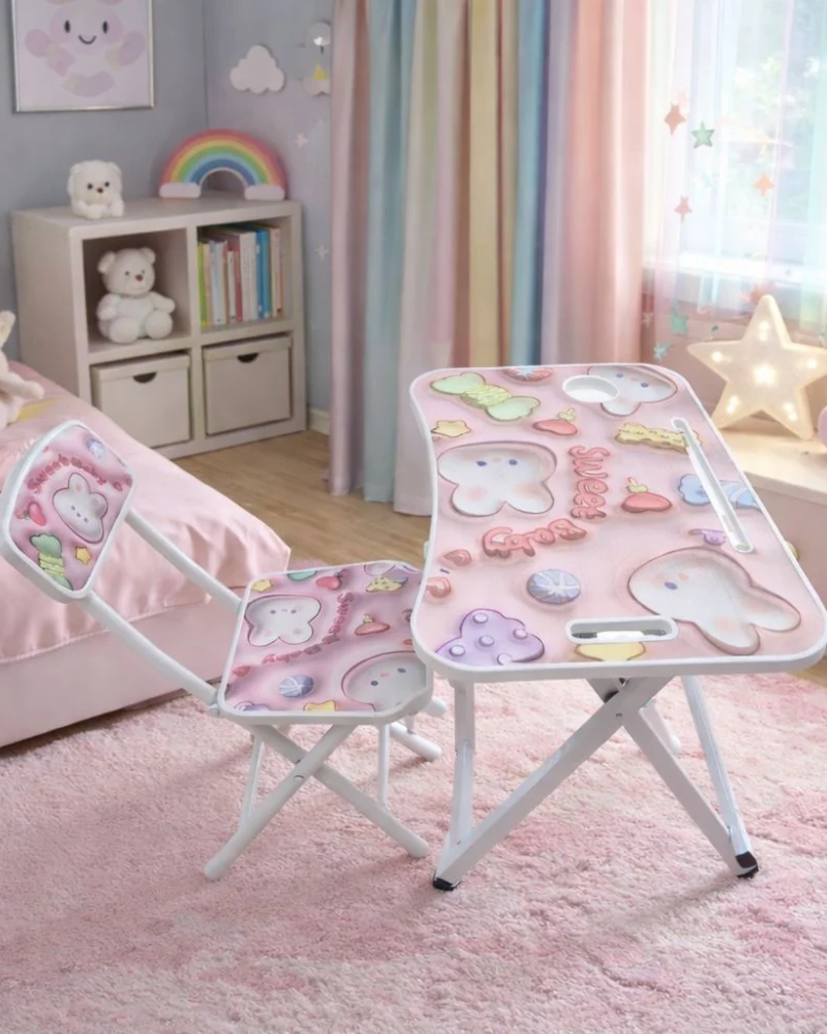 Escritorio Infantil Plegable con silla