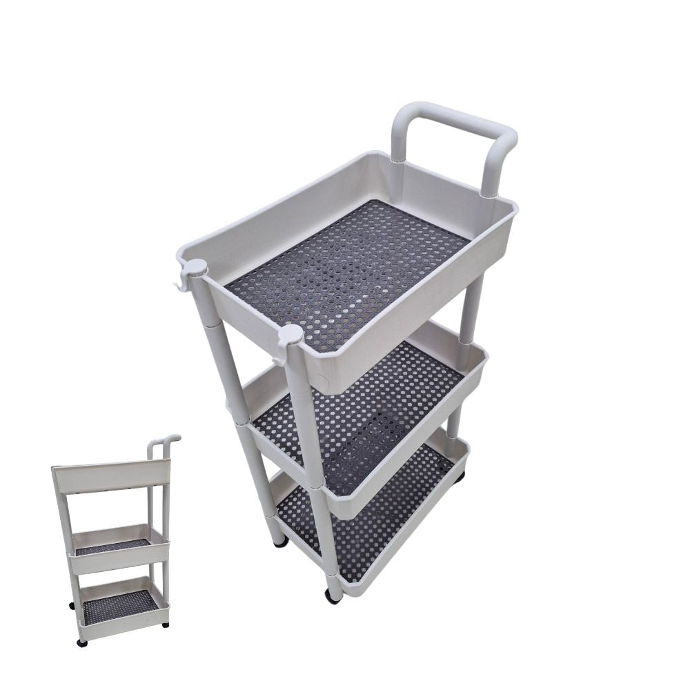 Organizador Multiusos de 3 Niveles con Ruedas