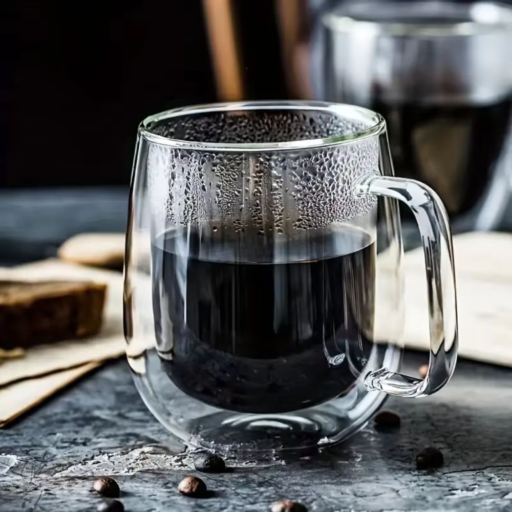 Taza Doble Vidrio 320ml