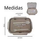 Lonchera con Compartimentos + Cubiertos