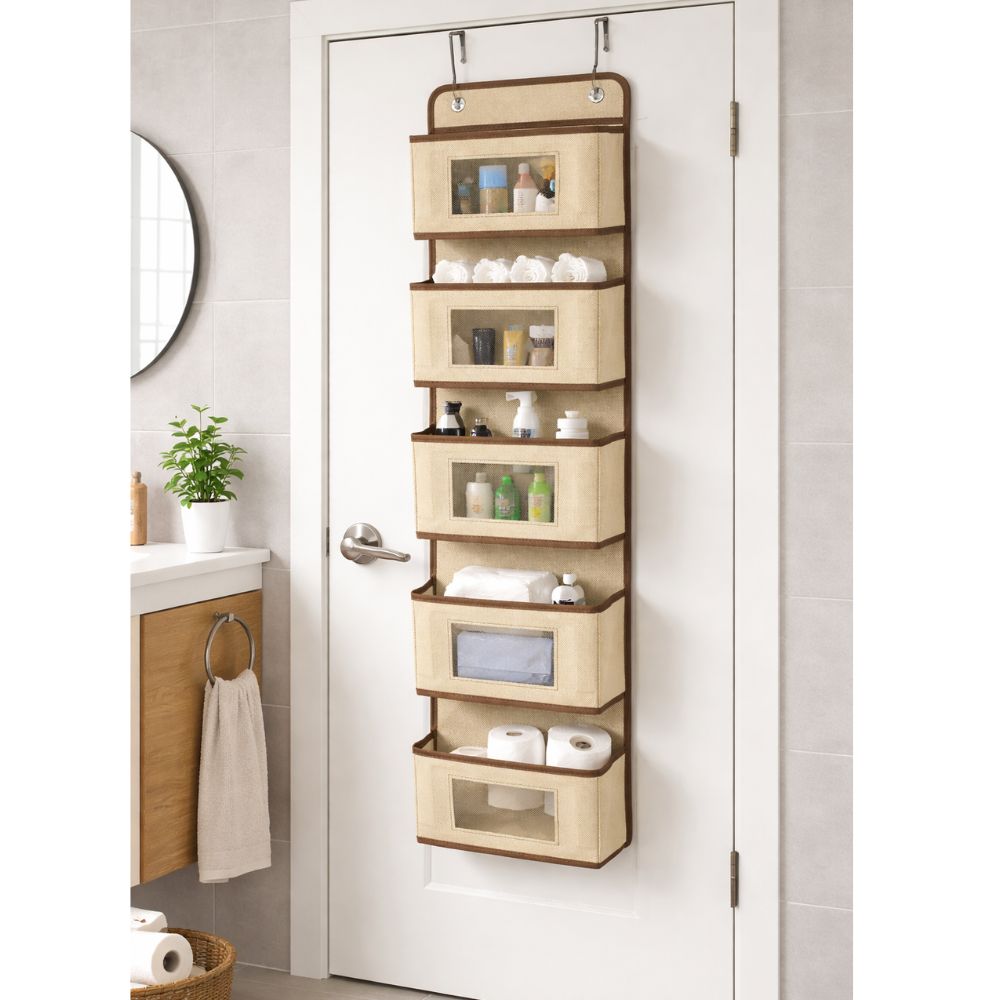 Organizador Colgante Multiusos para Puerta 5 Niveles