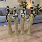 Figura Decorativa Africana Elegante