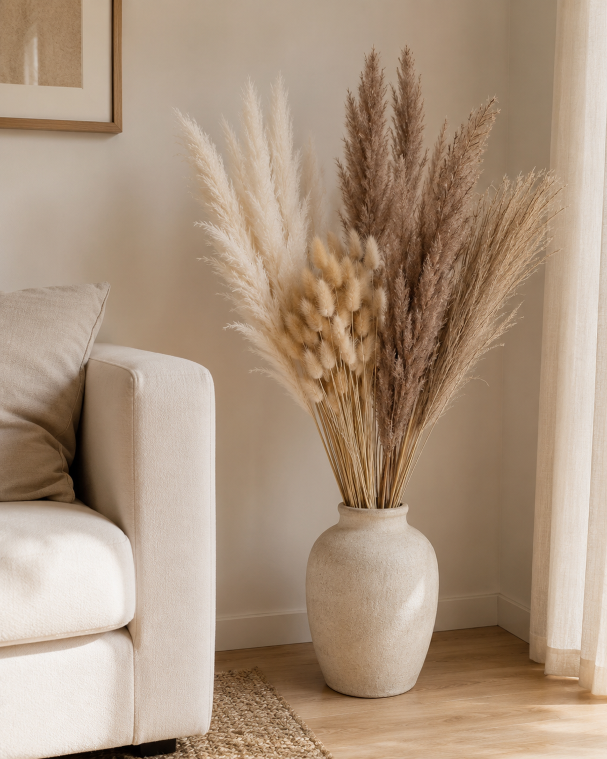 Set x 3 Pampas Decorativas secas