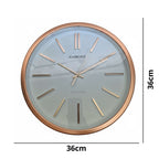 Reloj de Pared Minimalista Oro Rosa