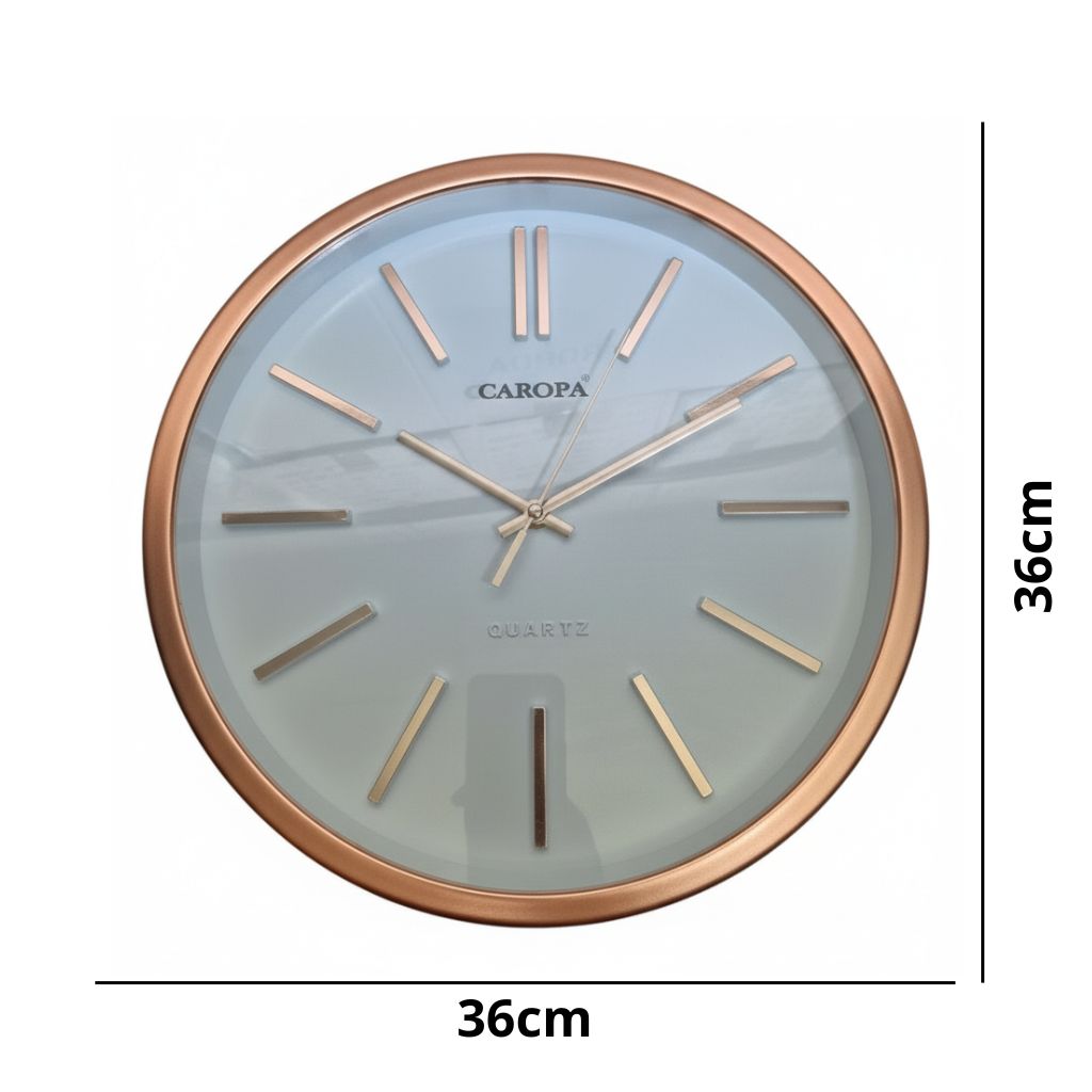Reloj de Pared Minimalista Oro Rosa