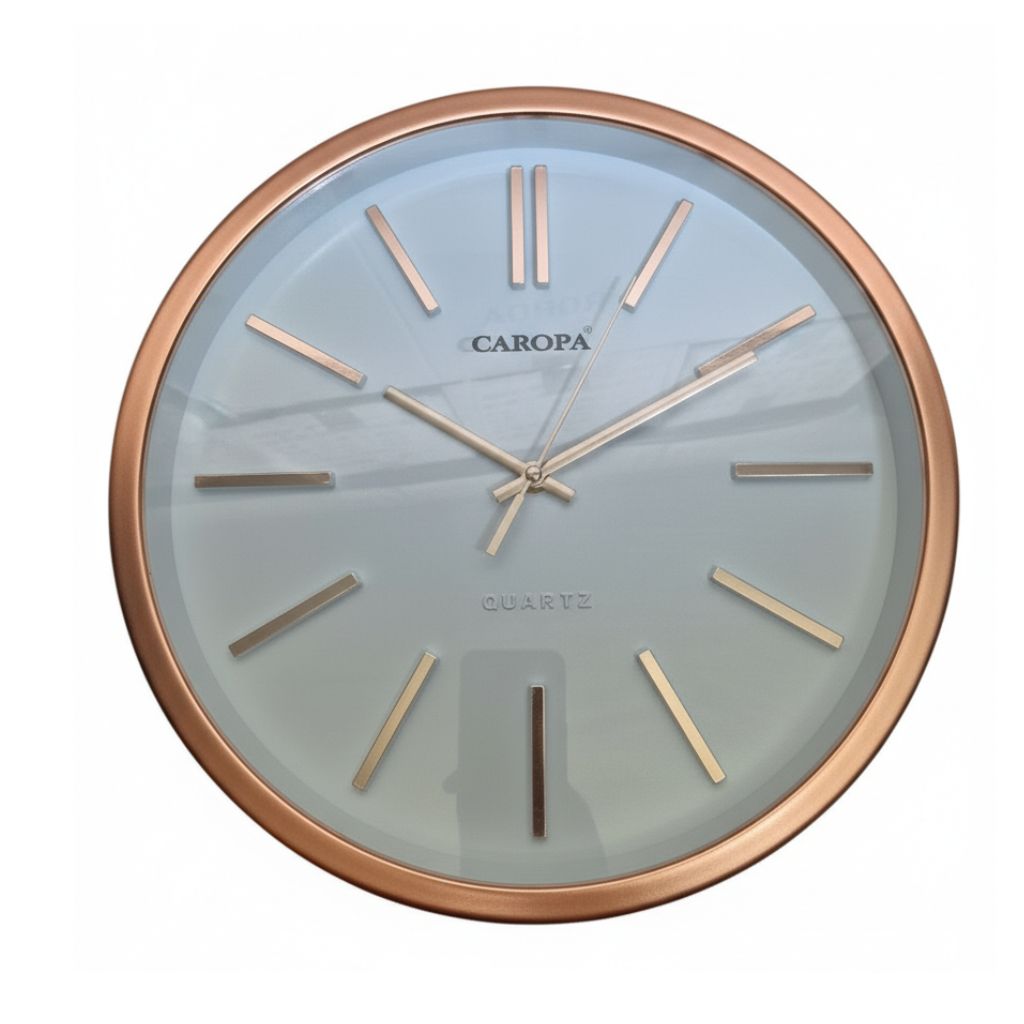 Reloj de Pared Minimalista Oro Rosa