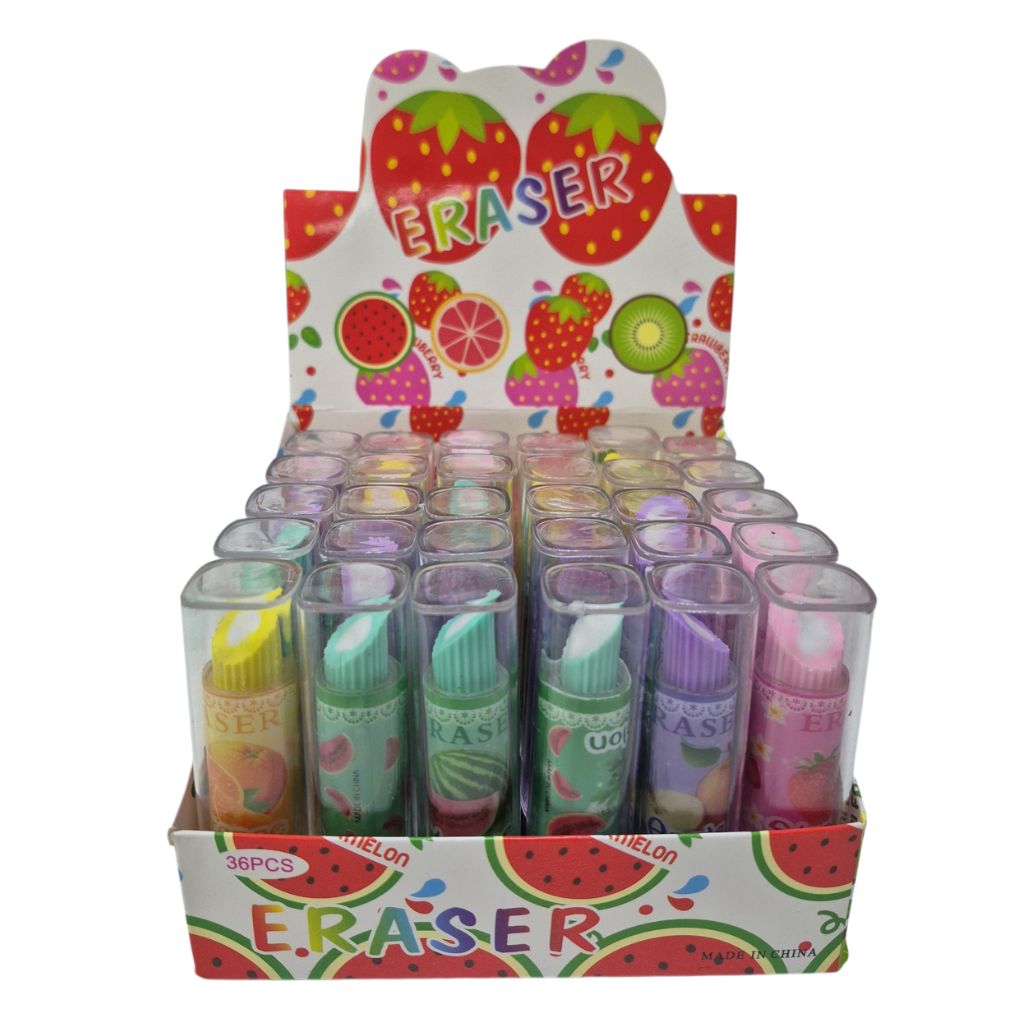 Set de 36 Borradores Tipo Labial