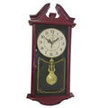 Reloj Péndulo Clásico en Pasta Marrón