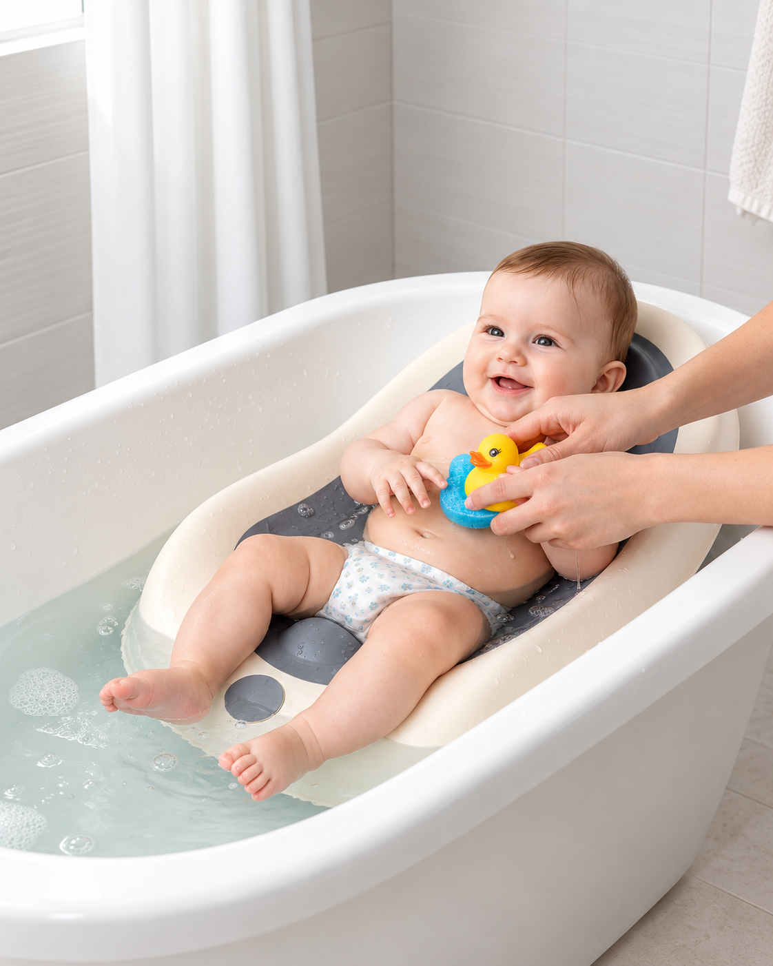 Soporte Ergonómico para Bañera de Bebé