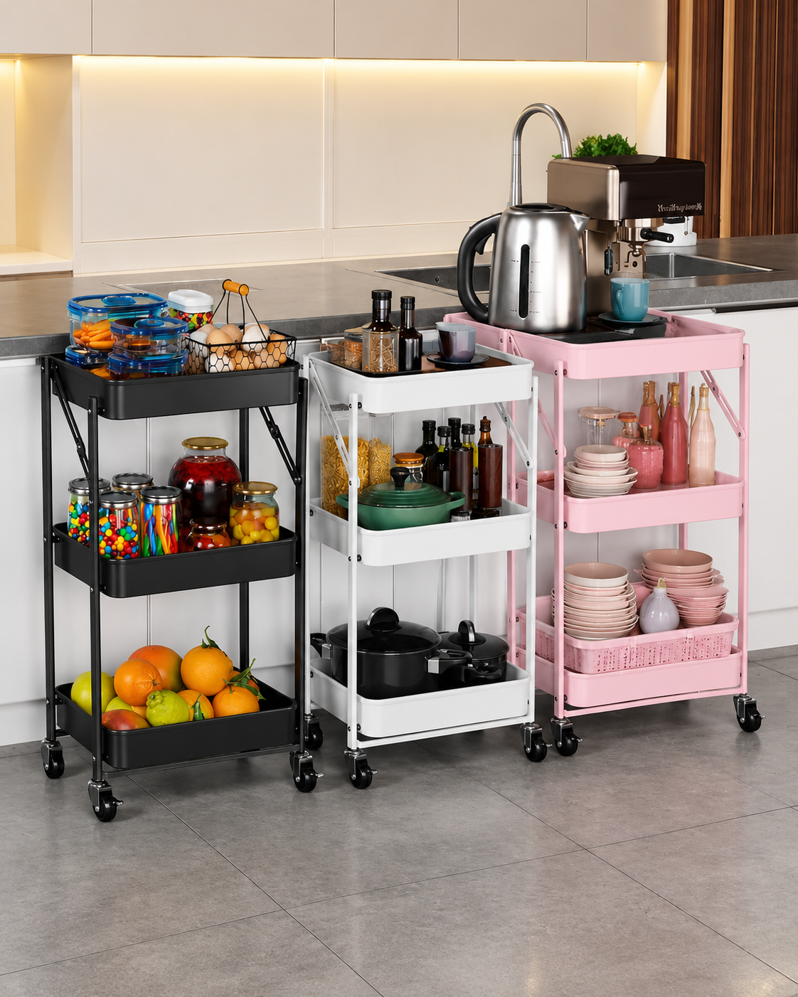 Organizador Multiusos Plegable con Ruedas