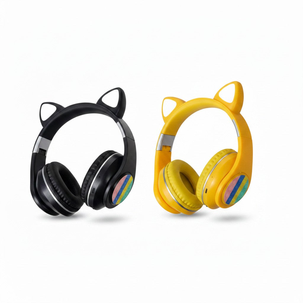 Audífonos Bluetooth Cat Ear M10 con luces