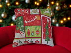 Set X3 Fundas Navideñas rojas 4545