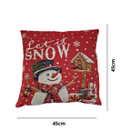 Set X3 Fundas Navideñas rojas 4545
