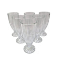 Set x6 Copas en Vidrio tipo Malteada
