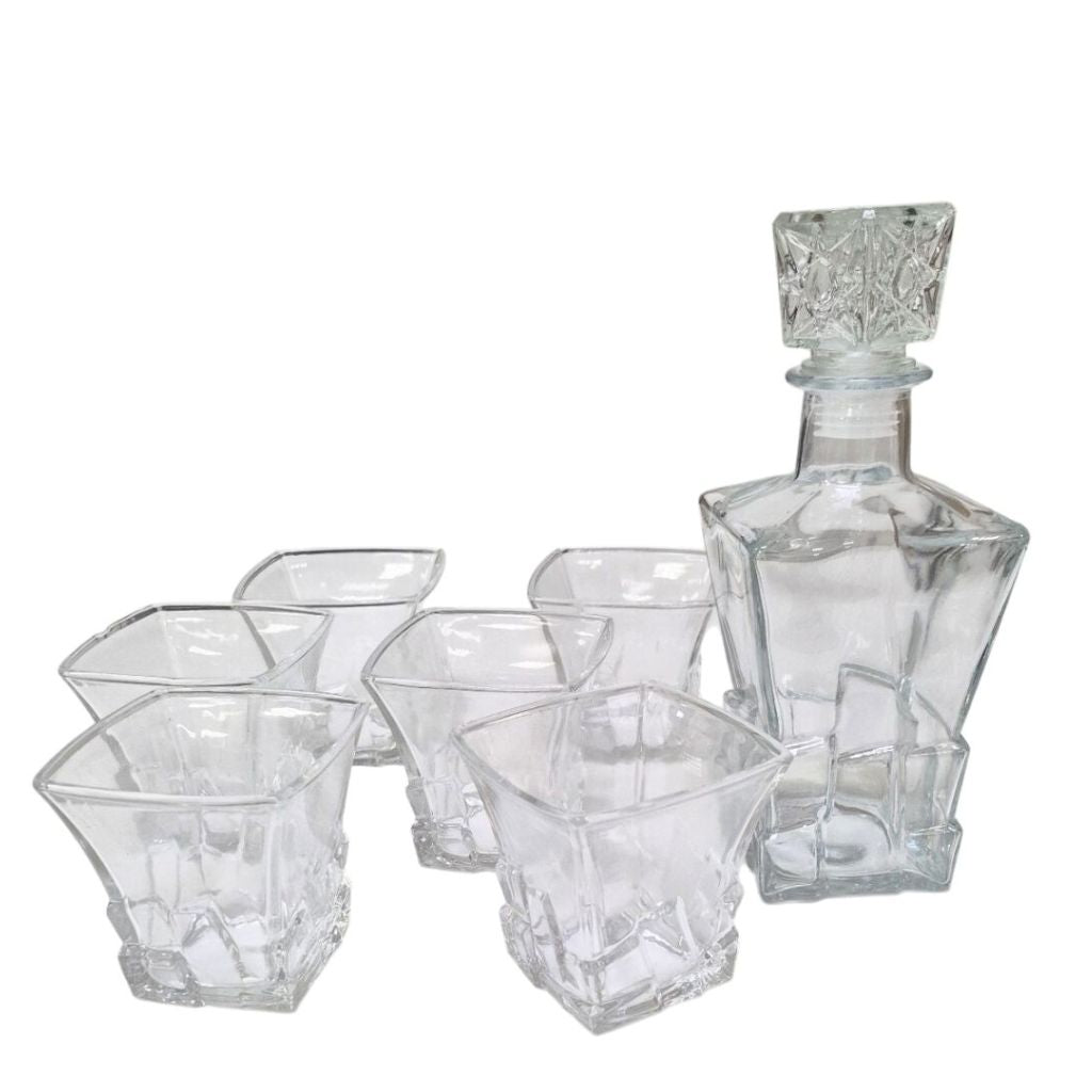 Set Whiskera + 6 Vasos vidrio