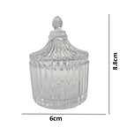 Mini Bombonera de Vidrio – Set x6 Unidades