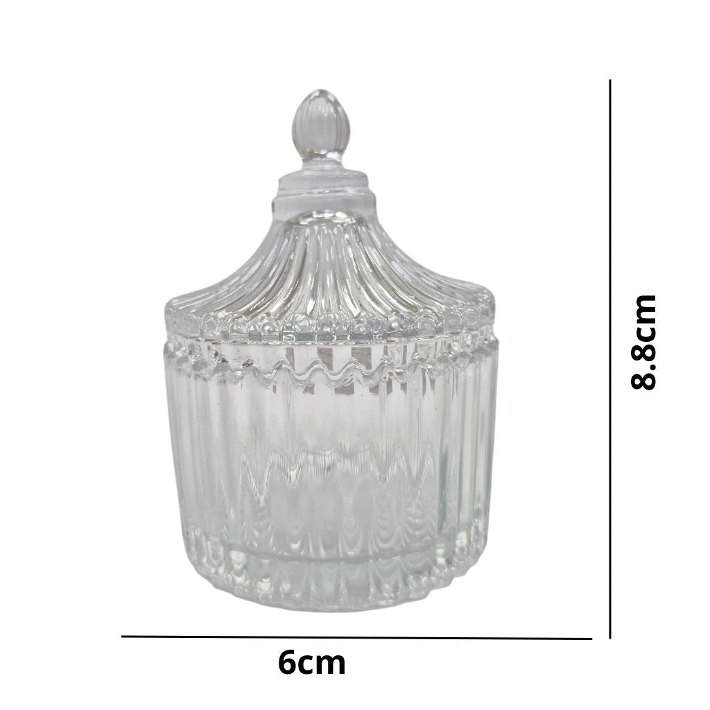 Mini Bombonera de Vidrio – Set x6 Unidades