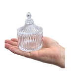 Mini Bombonera de Vidrio – Set x6 Unidades