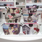 Cosmetiquera Vintage Urbana– Pack x6 Diseños