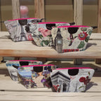 Cosmetiquera Vintage Urbana– Pack x6 Diseños