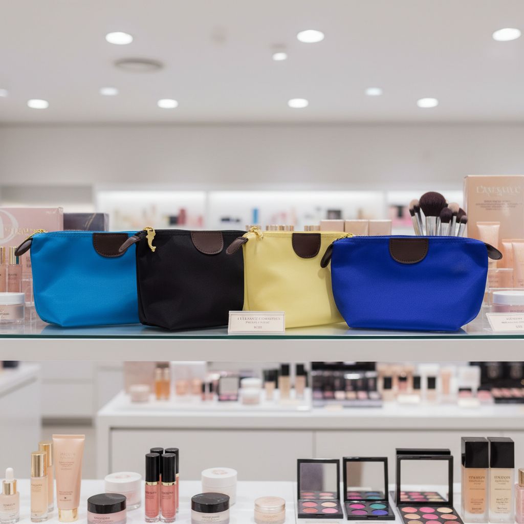 Cosmetiquera Clásica Lisa– Pack x5 Colores Surtidos